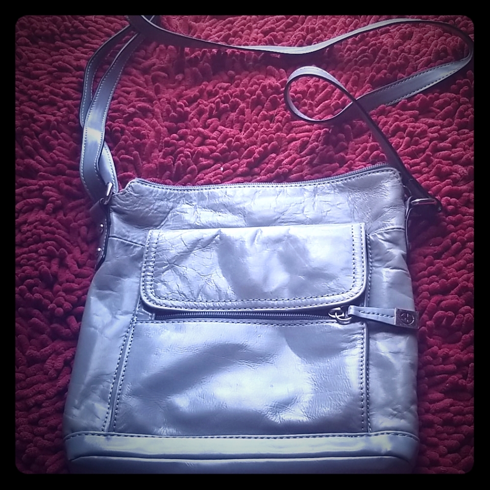 Light grey crossbody bag